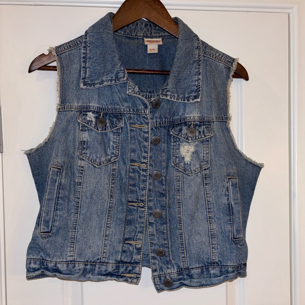 Vintage Mossimo Denim Vest